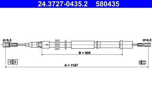 Bremsewire ATE 24.3727 0435.2