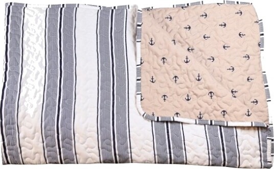 Det Gamle Apotek Pledd H 150 Cm B 190 Cm Brun Nautical 100 % Mikrofiber Fylling 130 G/M² Polyester Det Gamle Apotek Pledd H 150 Cm B 190 Cm Brun Nautical 100 % Mikrofiber Fylling 130 G/M² Polyester