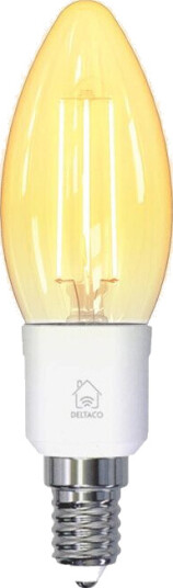 Deltaco Smart Home Led-Lys Glødetråd E14 Wifi 4.5w