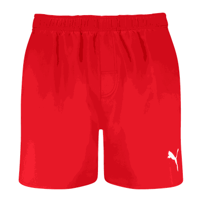 Puma Swim Men Mid Shorts 1P badeshorts herre Red L