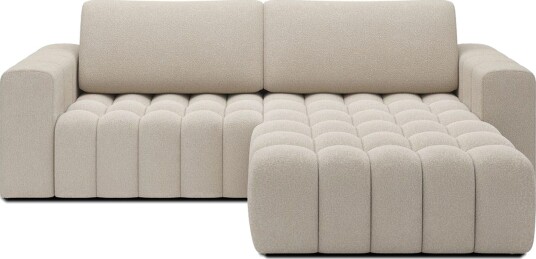 Seksjon Eltap Bonett 250x175x92 cm Jaffray 18 Beige Høyre