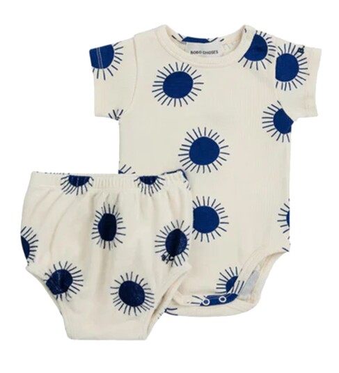 Bobo Choses Offwhite Sun All Over Ecru Set 9 mdr