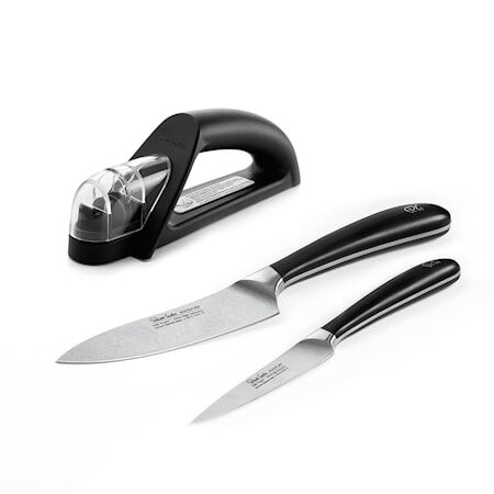 Robert Welch Signature lntroductory Startsett med 2 kniver og en knivsliper