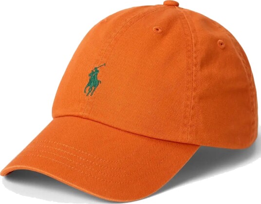 Polo Ralph Lauren The Iconic Cotton Chino Ball Cap Orange ONE SIZE Polo Ralph Lauren The Iconic Cotton Chino Ball Cap Orange ONE SIZE