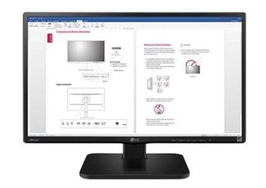 LG 24BK450H 24" Full HD IPS PC-skjerm med 60Hz og 5ms responstid, Svart