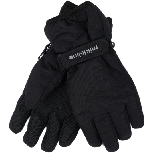 Mikk Line Black Nylon Hansker 122 128 Mikk Line Black Nylon Hansker 122 128