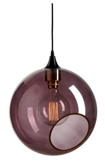 Design By Us - Ballroom XL Pendel Puple Rain m/Sort Sokkel