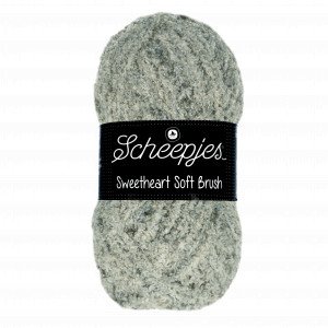 Scheepjes Sweetheart Soft Brush Garn Print 527 Grågrønn