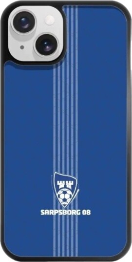 Phonecases3D iPhone 14 Sarpsborg 08 3D mobildeksel, svart