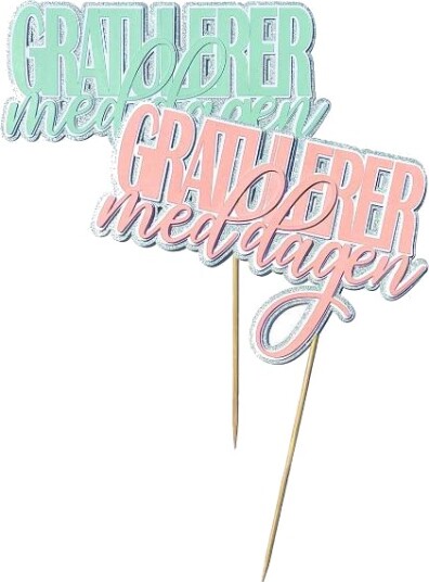 Pretty Please Kaketopp Gratulerer Med Dagen | Slikkepott.No