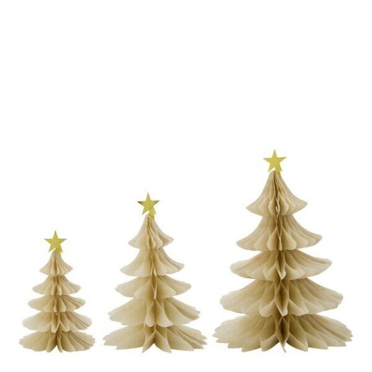 House Doctor Tree julepynt 3 stk elfenben House Doctor Tree julepynt 3 stk elfenben