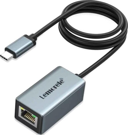 Lemorele TC48 USB-C Hub med 2 HDMI-porter og Gigabit Ethernet