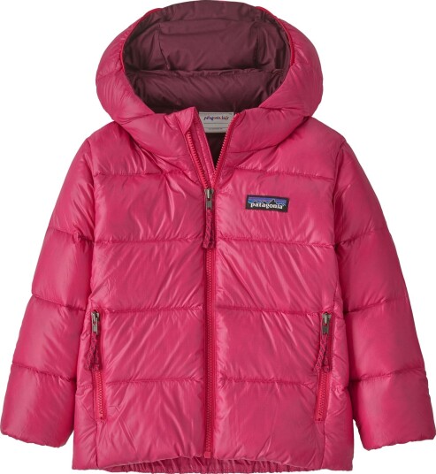 Patagonia Baby Hi Loft Down Sweater Hoody Punchy Pink 2 år