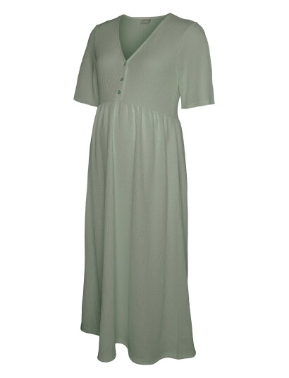 Mamalicious Mljana Lia 24 Jrs Midi Dress 2F Green L Mamalicious Mljana Lia 24 Jrs Midi Dress 2F Green L