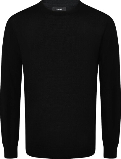 Mads Nørgaard Merino Wool Karsten Knit BLACK M