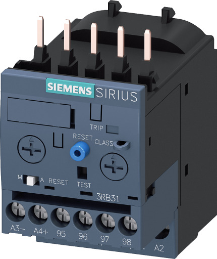 Siemens Elektronisk termisk relé 3-12A, 3RB3113-4SB0 Siemens Elektronisk termisk relé 3-12A, 3RB3113-4SB0