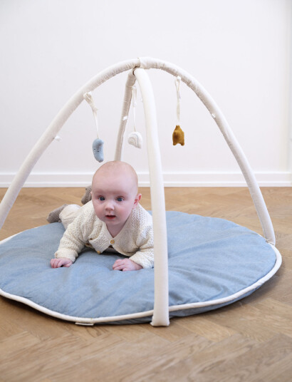 Fabelab Playgym - Blue Spruce Chambray - Blue - ONE SIXE