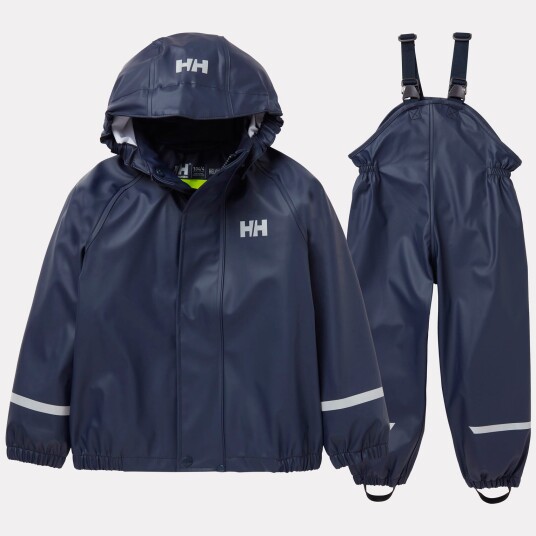 Helly Hansen Barn Bergen 2.0 Pu Regnsett Marineblå 92