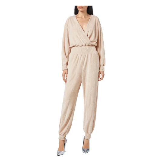 Philipp Plein Dame Jumpsuits & Playsuits Beige S, Philipp Plein Dame Jumpsuits & Playsuits Beige S,