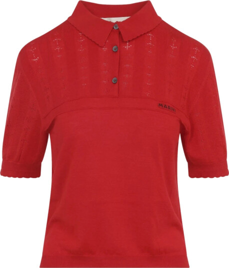 Marni Dame Topper Rød XS, Marni Dame Topper Rød XS,