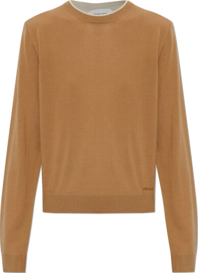 Versace Dame Strikkevarer Beige L,