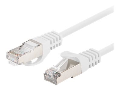 Lanberg Koblingskabel Rj-45 Hann Til Rj-45 Hann 50 Cm 5.7 Mm F/Utp Sctp Cat 6 Flertrådet Uten Hindringer White Ral 9010 En Pakke 10