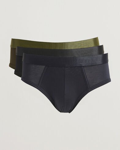 CDLP 3-Pack Y-Brief Black/Navy/Olive