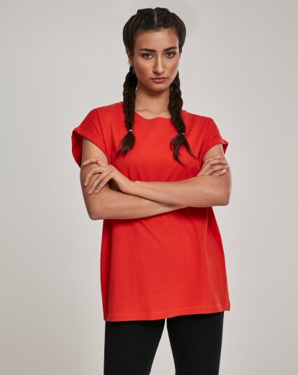 Urban Classics Women's Thirt med ekstra skuldre Oransje