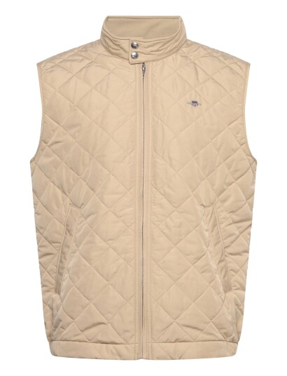 GANT Quilted Windcheater Vest Beige M