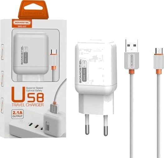 Somostel Sms-A52 Lader 1X Usb-A 2 A (28232)