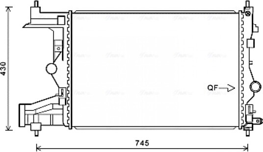 Radiator AVA Clever Choice OLA2487 Radiator AVA Clever Choice OLA2487