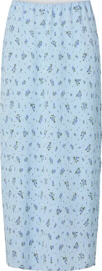 Pieces Pcflora Hw Ankle Skirt Jrs Msa Bc Blue XS Pieces Pcflora Hw Ankle Skirt Jrs Msa Bc Blue XS