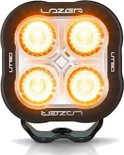 Arbeidslys Lazer Utility 50   10 cm / 50W / Bred Utility 50 Med oransje varsellys