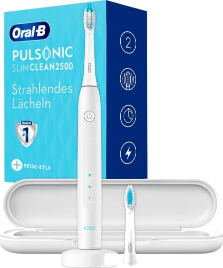 Oral-B Pulsonic Slim Clean 2500 Elektrisk Tannbørste - Hvit