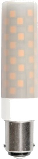 Spl 8cm / 6W dimbar BA15d LED rørpære 660lm opalglass 3000K Dimbar : Dimbar Kulør : Varm Spl 8cm / 6W dimbar BA15d LED rørpære 660lm opalglass 3000K Dimbar : Dimbar Kulør : Varm