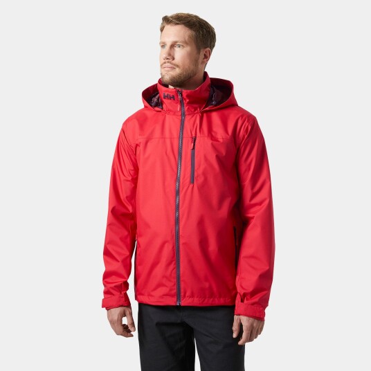 Helly Hansen Crew Seilerjakke Med Hette 2.0 Herre Rød S Helly Hansen Crew Seilerjakke Med Hette 2.0 Herre Rød S