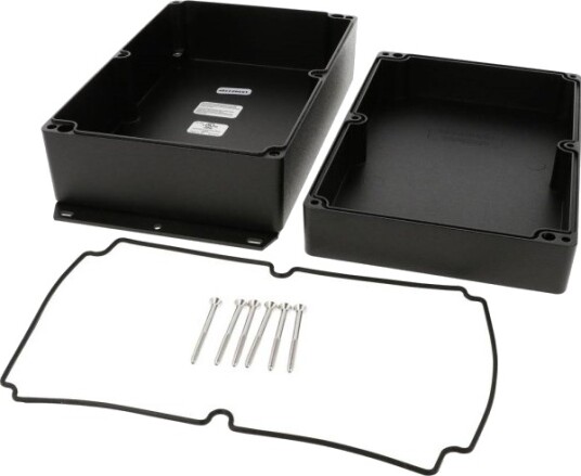 Hammond Electronics 1550Z220FBK 223 × 147 × 83 mm Aluminium Svart Kabinett