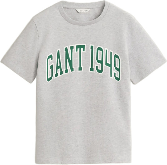 Gant Reg Graphic Ss T Shirt Grey M