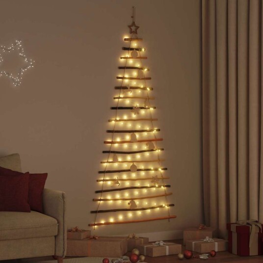  Juletre med 100 LED Naturlig 180 cm heltre ask