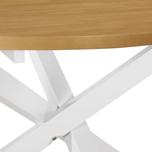 vidaXL Spisebord hvit 120x75 cm MDF vidaXL Spisebord hvit 120x75 cm MDF