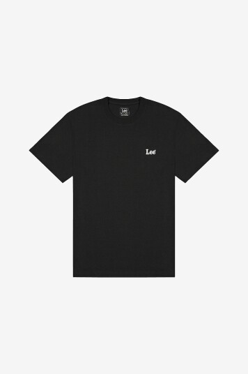Lee T skjorte SS Small Logo Svart Lee T skjorte SS Small Logo Svart