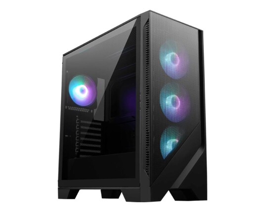 MSI Mag Forge 320R Midi Tower Kabinett med Herdet Glass