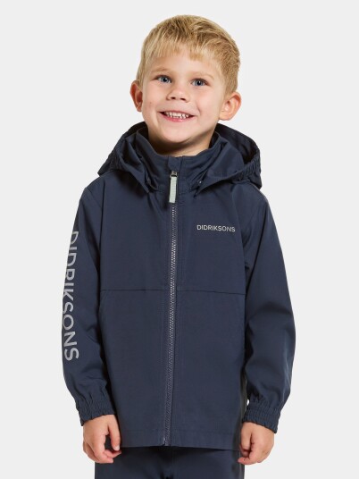 Didriksons Kids' Hallon Jacket Navy 130, Navy