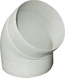 Fresh Plastsystem 100, Grå Pvc, Plastbøjning Ø100 Mm, 45°. Passer I Rør, Nippelmål. Fresh Plastsystem 100, Grå Pvc, Plastbøjning Ø100 Mm, 45°. Passer I Rør, Nippelmål.