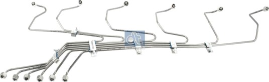 DT Spare Parts 3.92002 Sett høytrykkledning, innsprøytningsanlegg
