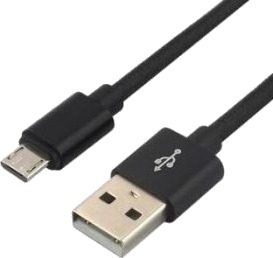 Usb-Kabel Everactive Usb-A Til Microusb 0,3 M Svart Cbb-0.3Mb