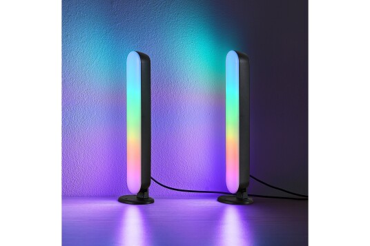 Trio Lighting Game LED Bordlampe 2 pack Svart RGB