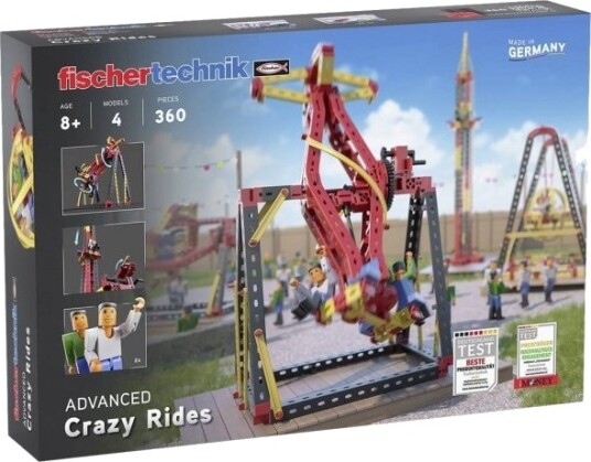 Fischertechnik 569019 Crazy Rides Byggesæt Fra 8 År Fischertechnik 569019 Crazy Rides Byggesæt Fra 8 År