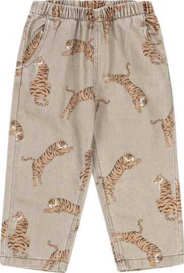 Konges Sløjd Jeans Maggot Tiger Konges Sløjd 3 år (98) Jeans Beige Brun Oransje