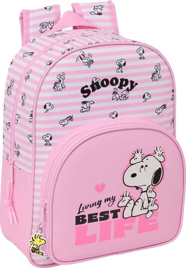 Snoopy Small Ryggsekk 10L Rosa